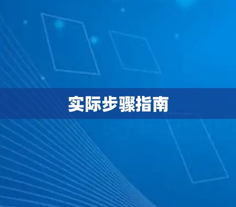 实际步骤指南