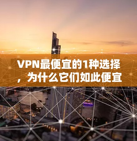 VPN最便宜的1种选择,为什么它们如此便宜?
