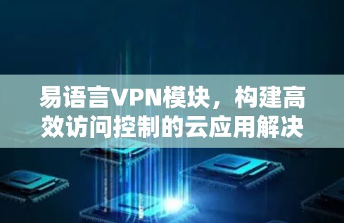 易语言VPN模块，构建高效访问控制的云应用解决方案