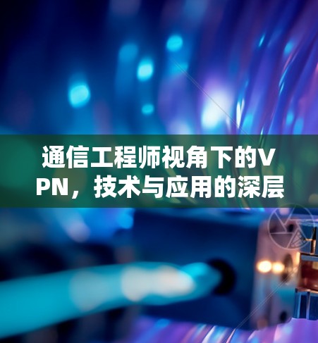 通信工程师视角下的VPN,技术与应用的深层解析
