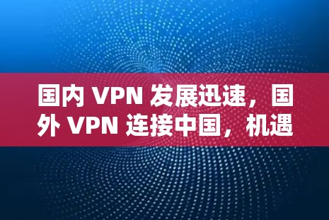 国内 VPN 发展迅速,国外 VPN 连接中国,机遇与挑战