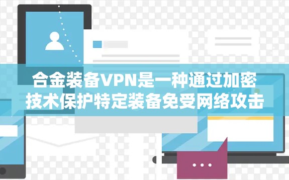 合金装备VPN是一种通过加密技术保护特定装备免受网络攻击的网络服务。以下是其关键点的总结