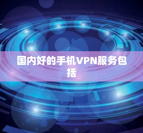 国内好的手机VPN服务包括