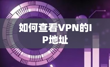 如何查看VPN的IP地址