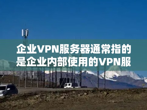 企业VPN服务器通常指的是企业内部使用的VPN服务器，用于保障企业内部数据的安全和传输。企业内部的VPN服务器主要用于以下场景