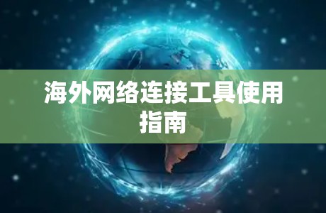 海外网络连接工具使用指南