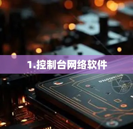 1.控制台网络软件
