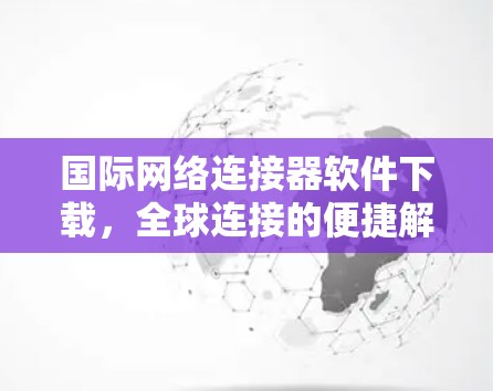 国际网络连接器软件下载，全球连接的便捷解决方案