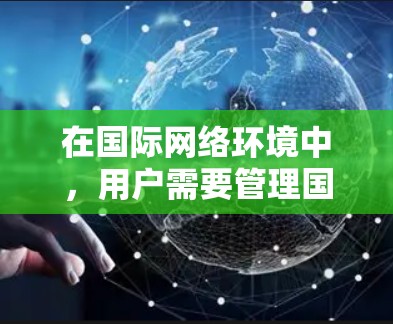 在国际网络环境中，用户需要管理国际网络协议和设备，以确保安全和高效地访问互联网。以下是几种常见的国际网络工具及其功能
