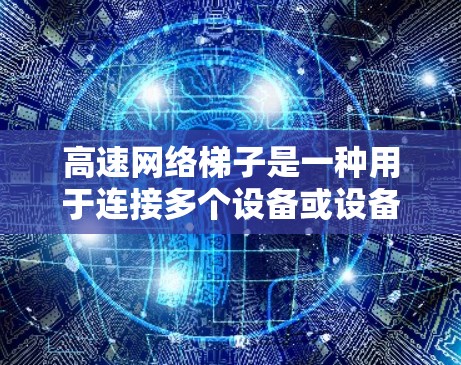 高速网络梯子是一种用于连接多个设备或设备之间的网络设备,尤其适用于局域网和广域网,提供高速、可靠和可靠的网络连接。以下是对高速网络梯子使用方法的详细指导 高速网络梯子是一种用于连接多个设备或设备之间的网络设备,尤其适用于局域网和广域网,提供高速、可靠和可靠的网络连接。以下是对高速网络梯子使用方法的详细指导