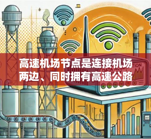 高速机场节点是连接机场两边、同时拥有高速公路上的交通设施的重要组成部分。这些节点在现代交通网络中扮演着关键角色，它们通过优化交通连接和提升效率，显著提高了旅客出行的便利性和交通系统的运行效率