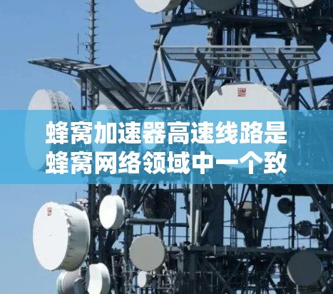 蜂窝加速器高速线路是蜂窝网络领域中一个致力于提升蜂窝网络性能的高科技技术。以下是对该主题的详细分析