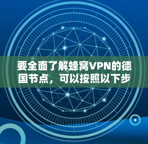 要全面了解蜂窝VPN的德国节点，可以按照以下步骤进行