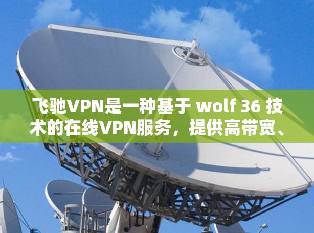飞驰VPN是一种基于 wolf 36 技术的在线VPN服务，提供高带宽、低延迟和安全的网络连接。以下是使用飞驰VPN手机客户端或下载的步骤