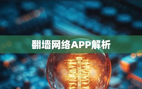 翻墙网络APP解析