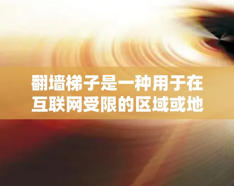 翻墙梯子是一种用于在互联网受限的区域或地区提供VPN服务的设备。它可以帮助用户在偏远地区访问互联网或在城市边缘工作时使用VPN。以下是一些推荐的翻墙梯子，并根据不同的需求进行分类