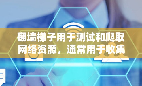 翻墙梯子用于测试和爬取网络资源,通常用于收集网站的资源、流量数据、crawl记录等。以下是一个基本的步骤指南,帮助您进行网络爬行测试