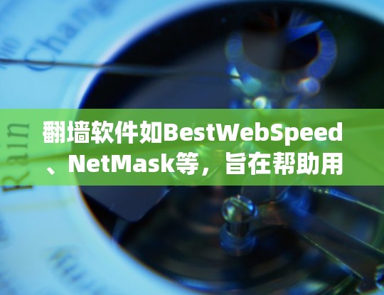 翻墙软件如BestWebSpeed、NetMask等,旨在帮助用户访问WWW连接的网站或服务器。以下是对这些软件的详细介绍