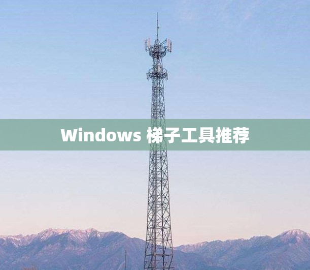 Windows 梯子工具推荐 Windows 梯子工具推荐