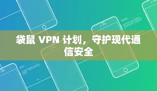 袋鼠 VPN 计划,守护现代通信安全