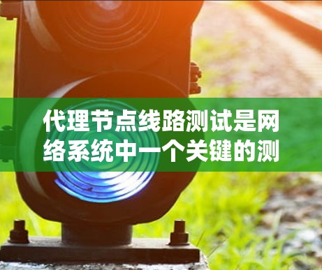 代理节点线路测试是网络系统中一个关键的测试阶段,旨在评估代理节点在不同网络环境中运行的性能和稳定性。以下是对代理节点线路测试的详细总结和步骤说明
