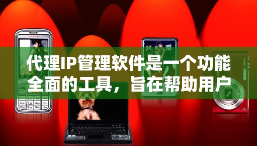 代理IP管理软件是一个功能全面的工具,旨在帮助用户高效管理IP地址。以下是其核心功能模块的详细说明