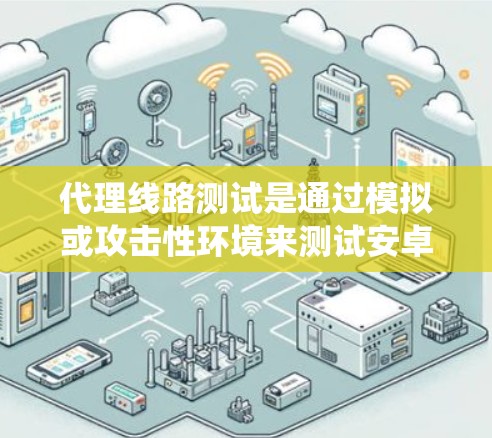代理线路测试是通过模拟或攻击性环境来测试安卓设备和系统之间的通信能力,确保其安全性和性能。以下是对这一主题的分步指南 代理线路测试是通过模拟或攻击性环境来测试安卓设备和系统之间的通信能力,确保其安全性和性能。以下是对这一主题的分步指南