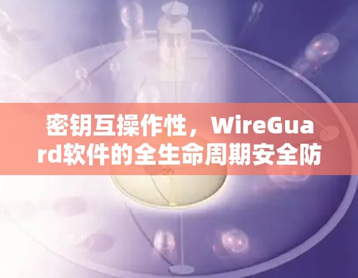 密钥互操作性,WireGuard软件的全生命周期安全防护 密钥互操作性,WireGuard软件的全生命周期安全防护