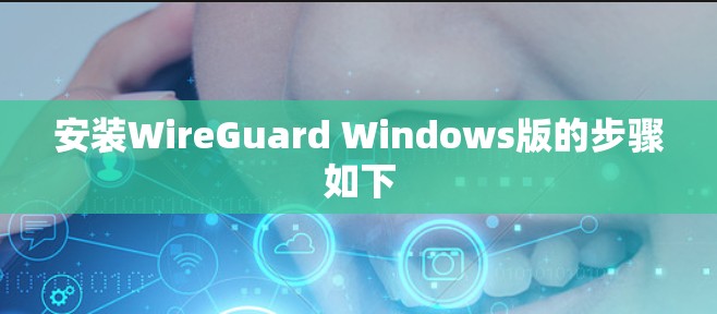 安装WireGuard Windows版的步骤如下 安装WireGuard Windows版的步骤如下