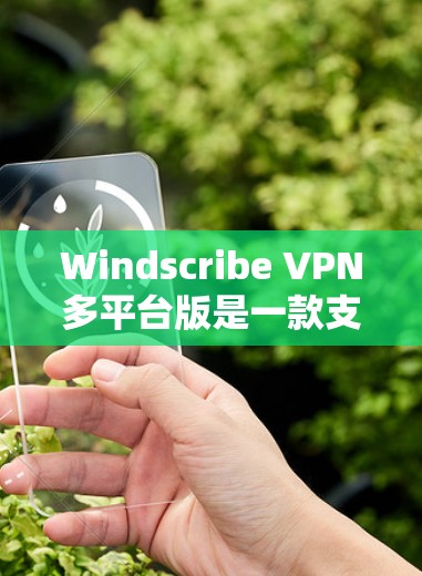 Windscribe VPN多平台版是一款支持多端设备的VPN软件，允许用户从多个设备（如手机、电脑、平板）上访问网络，访问多国的VPN服务，甚至跨平台访问。以下是详细的使用步骤和功能说明
