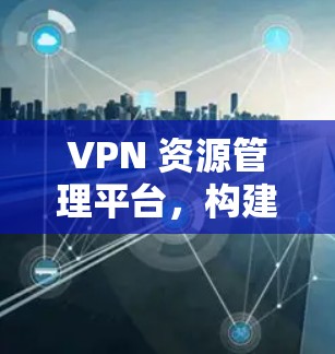 VPN 资源管理平台，构建高效、安全的网络管理生态