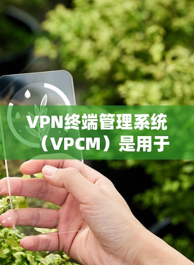 VPN终端管理系统(VPCM)是用于管理远程访问 VPN 终端的软件,旨在保护用户在VPN环境下的隐私和安全。以下是使用VPN终端管理软件的基本步骤和知识